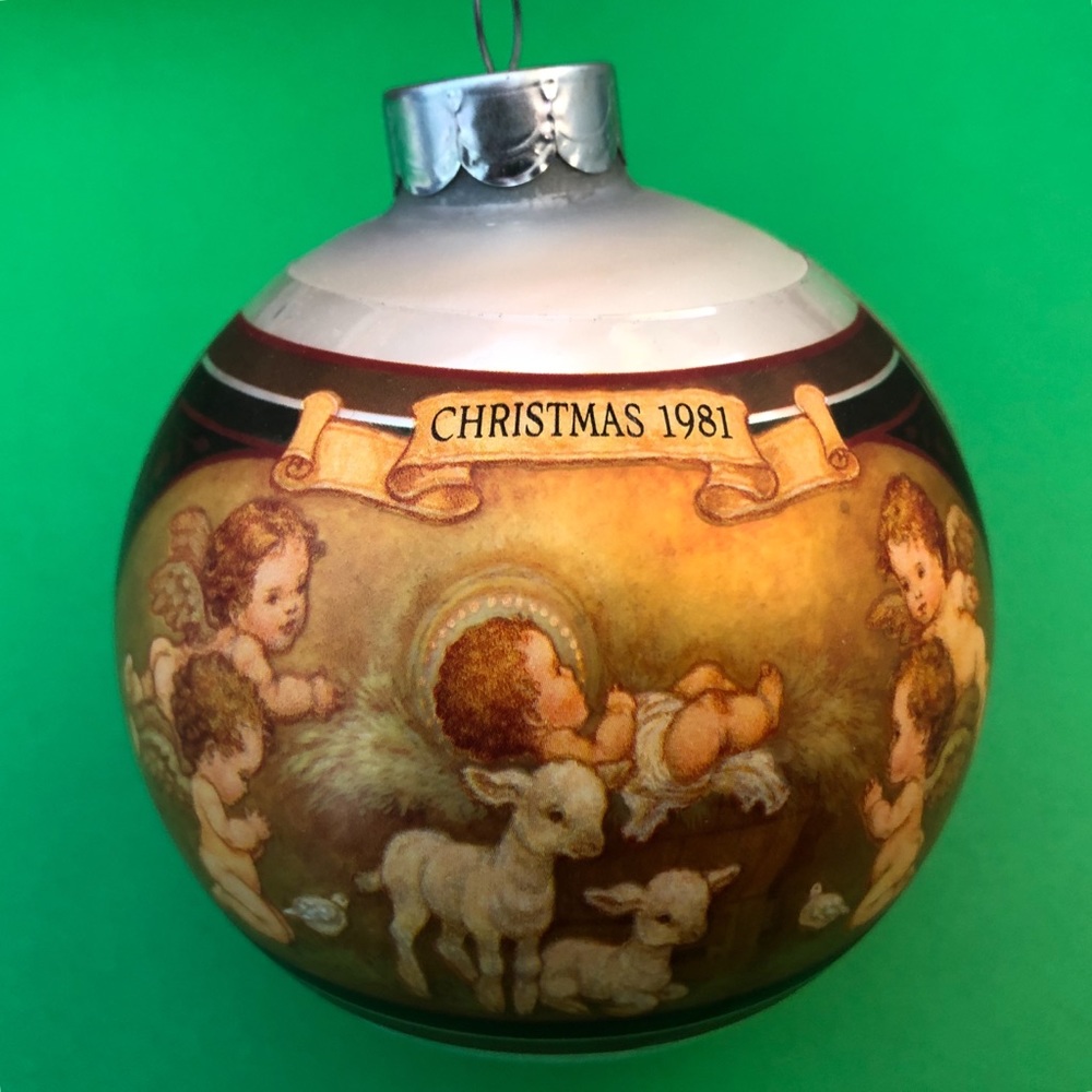Hallmark Let us Adore Him Ornament 1981